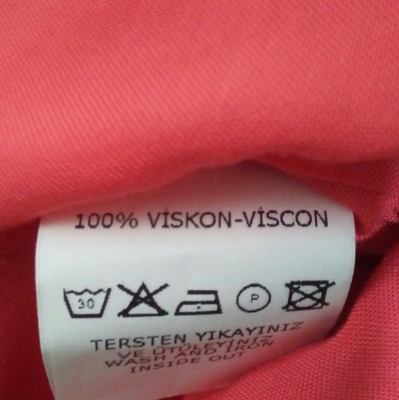 Trendy Size 40 Coral Drawstring Waist Dress - Picture 10 of 16